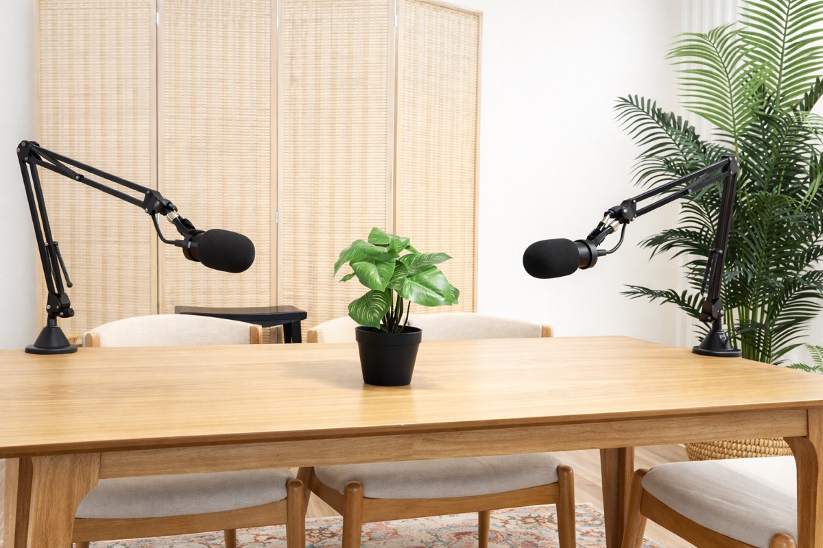 Podcast Studio AZ recording session